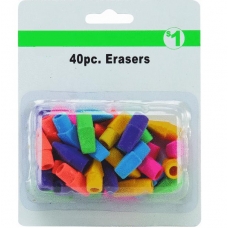 40-pack Erasers